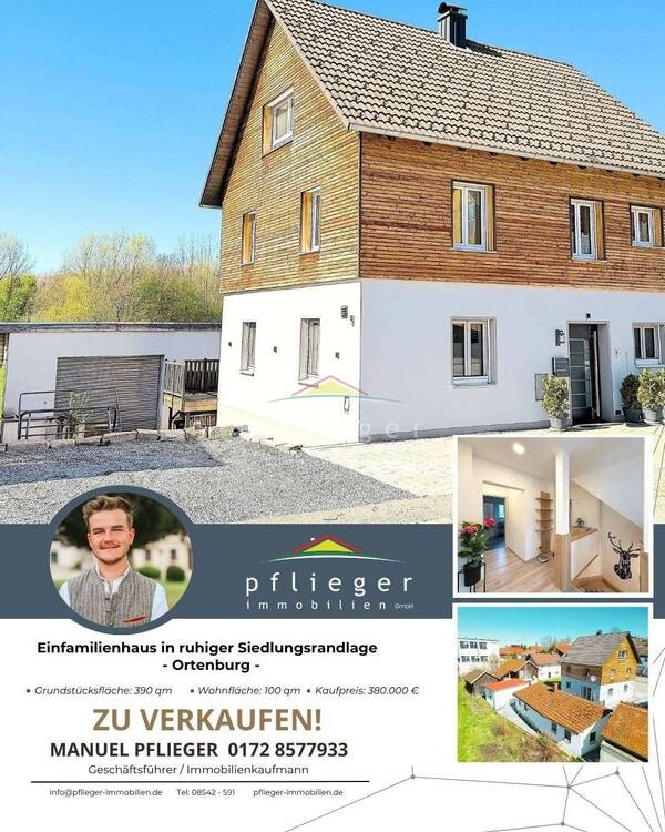 Thumbnail-Modernes KfW 115 Einfamilienhaus mit Scheune