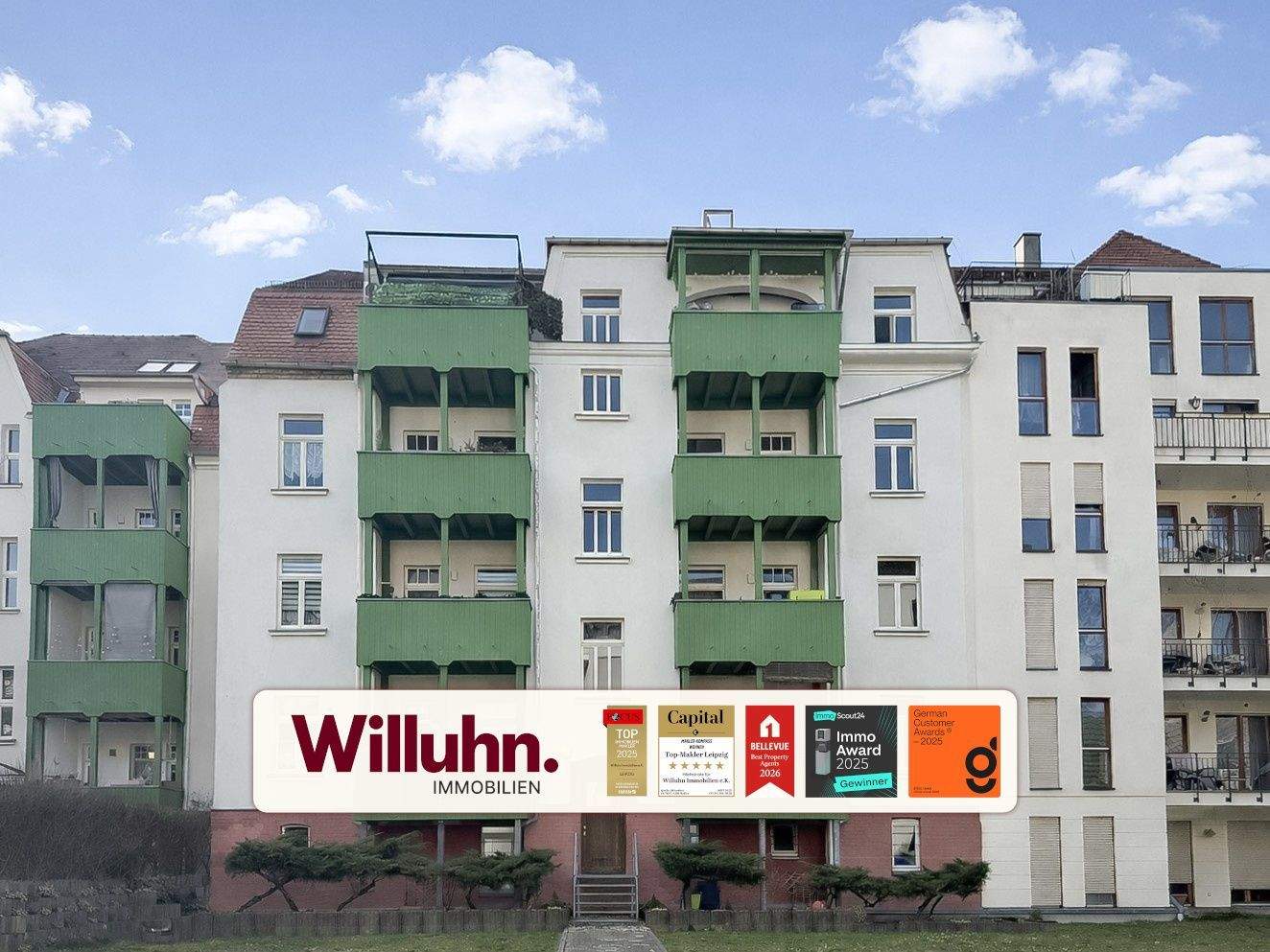 Thumbnail-Ab sofort bezugsfrei: Leipziger Auwald fußläufig erreichbar | Balkon | Einbauküche | Gäste-WC