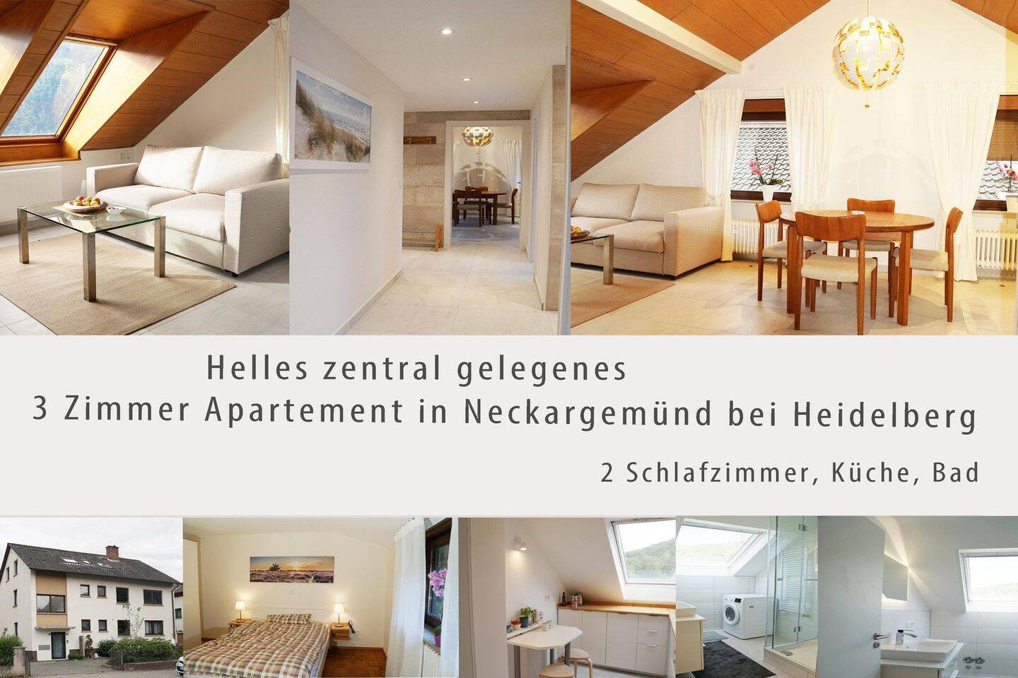 Thumbnail-Helles, möbliertes, klimatisiertes, zentral gelegenes 3 Zimmer Apartment