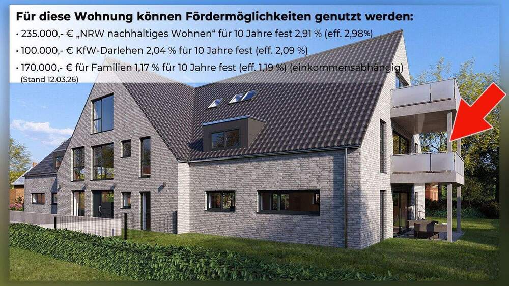 Thumbnail-Neubauwohnung im Obergeschoss - modern, hell und durchdacht