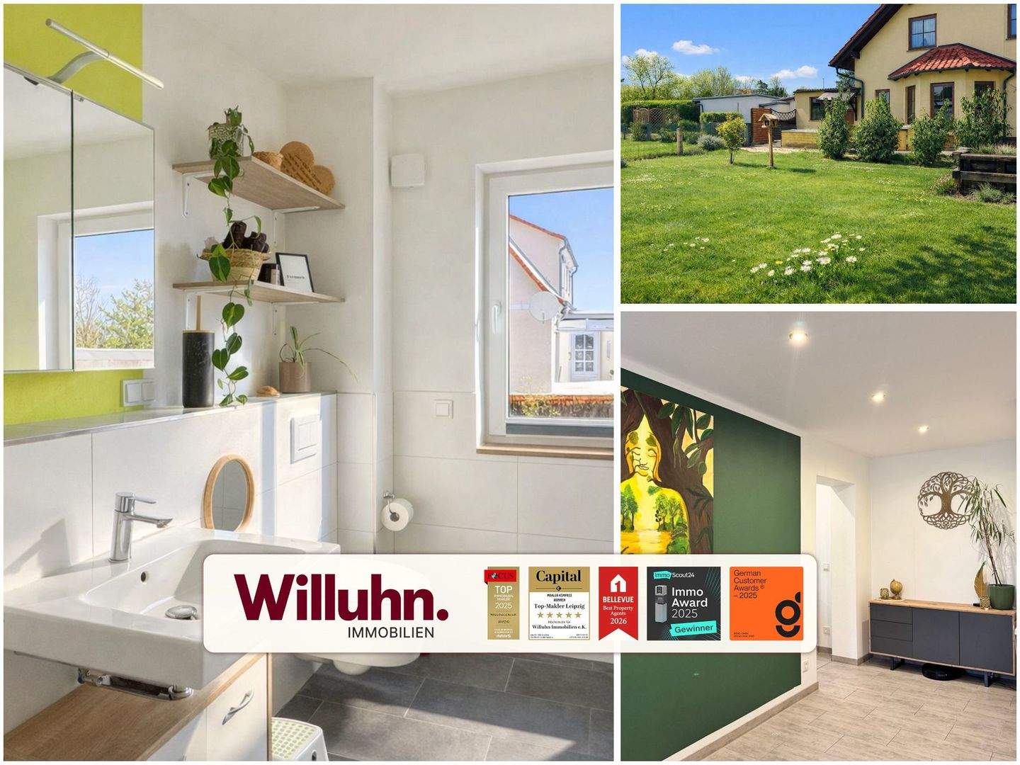 Thumbnail-2019 teilsaniert! Teilw. Fußbodenheizung | Tageslichtbad + WC | Einbauküche | Garage