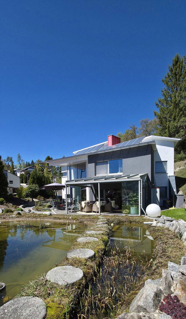 Thumbnail-Hochwertiges Architektenhaus mit Wintergarten, Teich und 1.541 m² Grundstück in Albstadt-Tailfingen