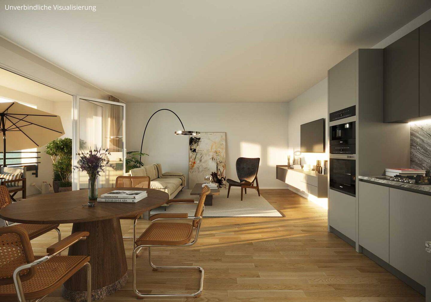 Thumbnail-Schöne 3-Zimmer-Wohnung mit ca. 89 m² samt Badewanne, Dusche, Gäste-WC und Balkon