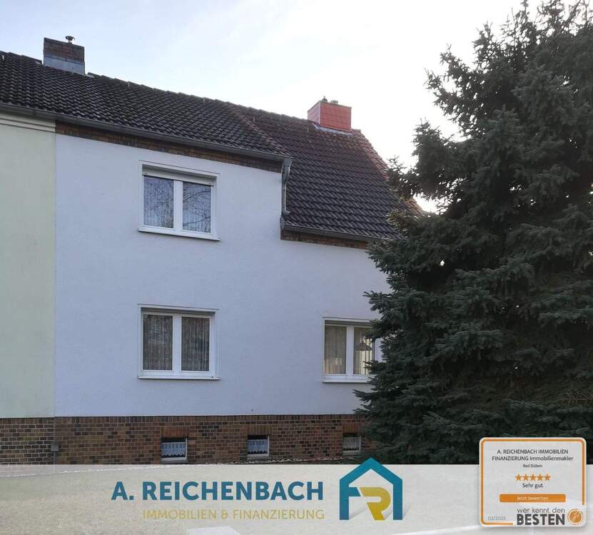 Thumbnail-600 m zum Goitzsche See! Doppelhaushälfte mit Garage und Garten in Mühlbeck zu verkaufen!