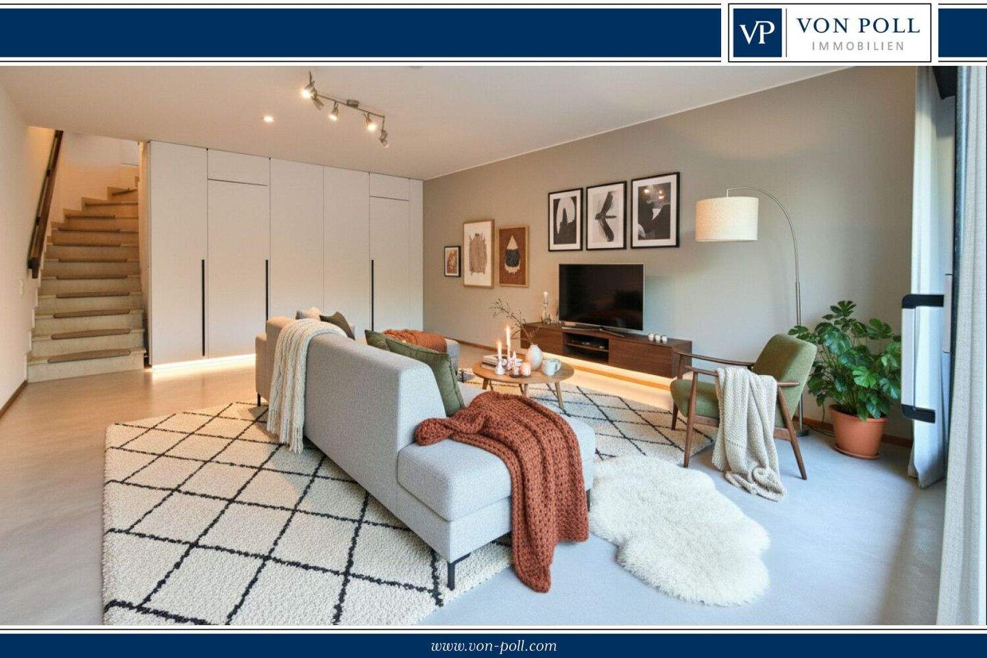 Thumbnail-3,5-Zi.-Maisonette im EGSouterrain direkt am Kaiserberg mit 104m2 Wfl, FB-Hzg & 3 BalkonenTerrasse