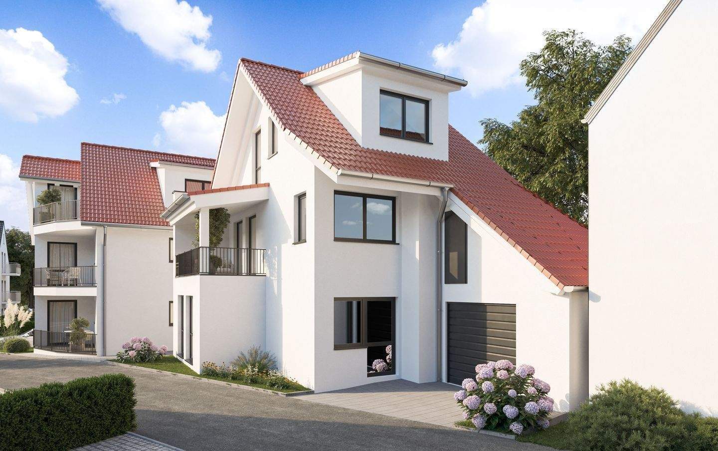 Thumbnail-Ruhiges Wohnen in Freiburg St. Georgen - Schickes Stadthaus