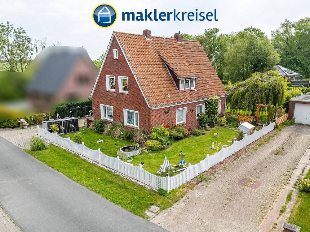 Thumbnail-Wangerland: Einfamilienhaus mit großem Grundstück in ruhiger Lage von Tettens nähe Nordseeküste!
