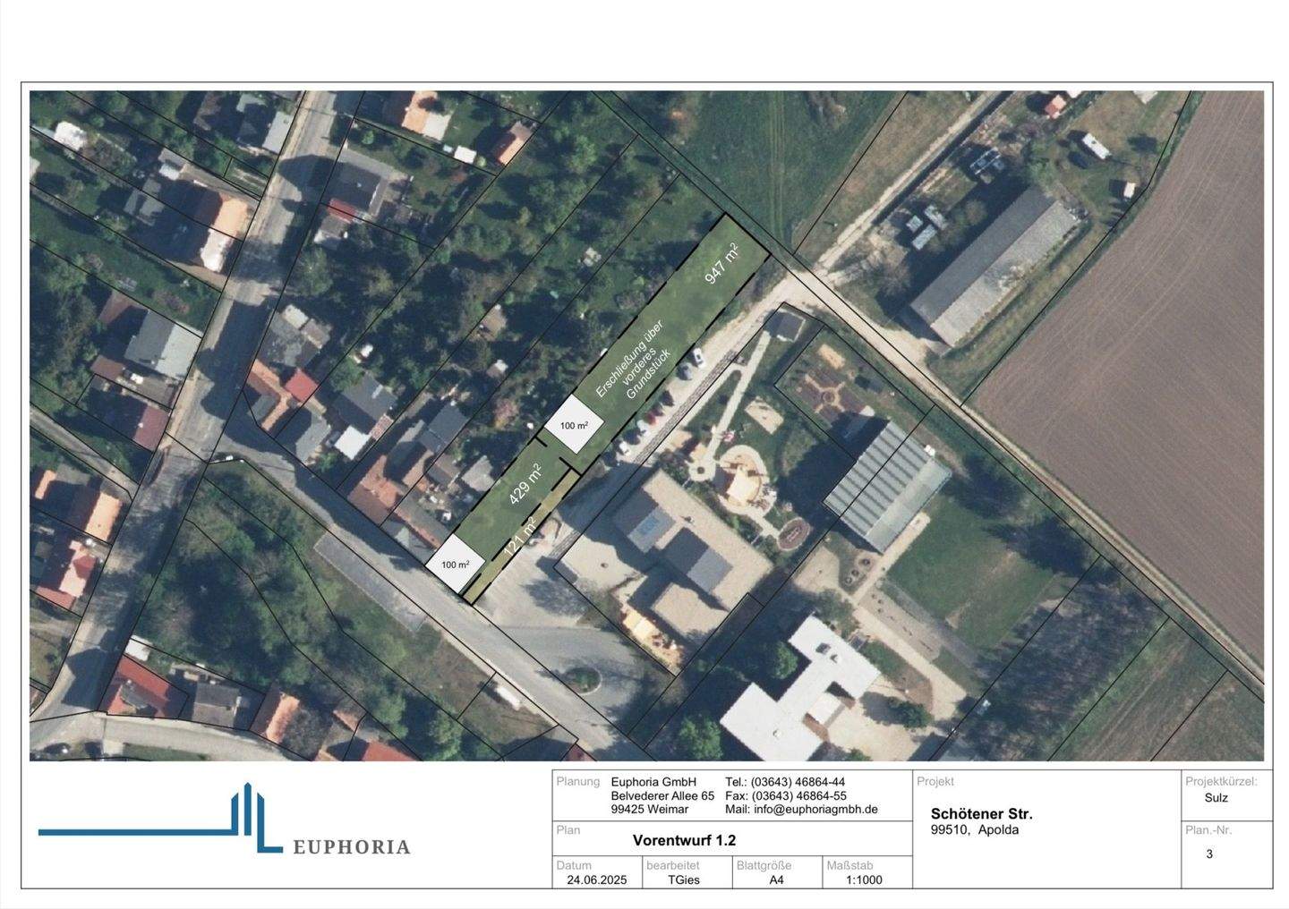 Thumbnail-Baugrundstück für zwei Häuser zu verkaufen