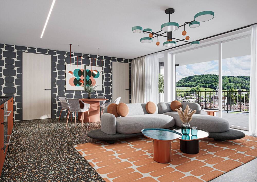 Thumbnail-EXTRAVAGANT ! ° W08 ° 2.5-ZWG ° 1.OG ° Süd-Ost-West SONVIDA - Dreispitz Laufenburg