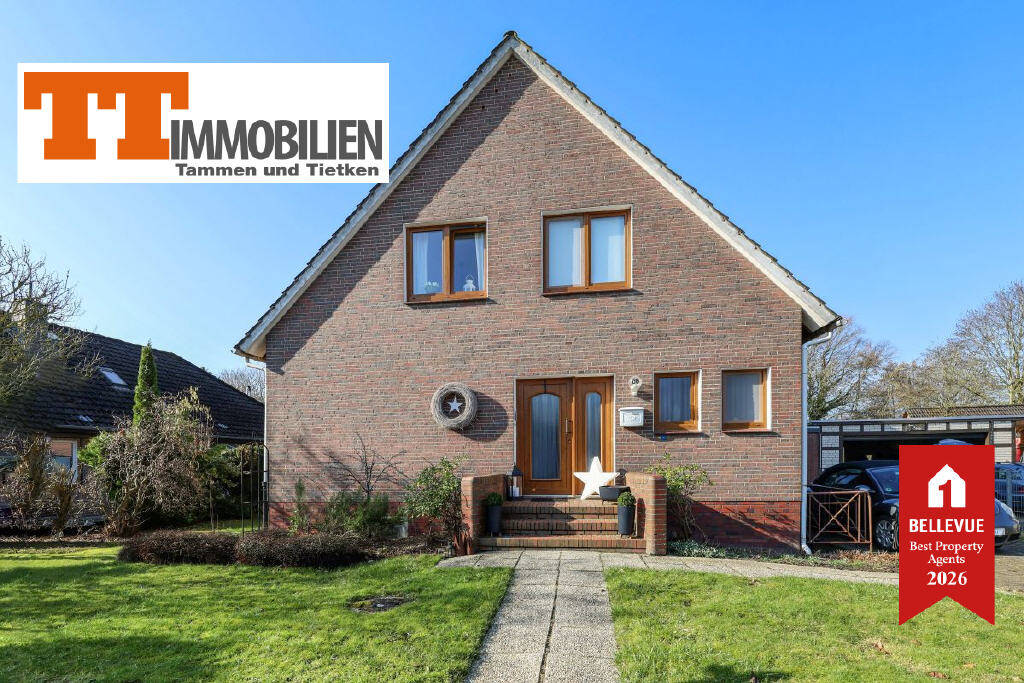 Thumbnail-TT bietet an: Gepflegtes Einfamilienhaus mit 6 Zimmern und großem Garten in beliebter Wohnlage von Wilhelmshaven-Aldenburg!