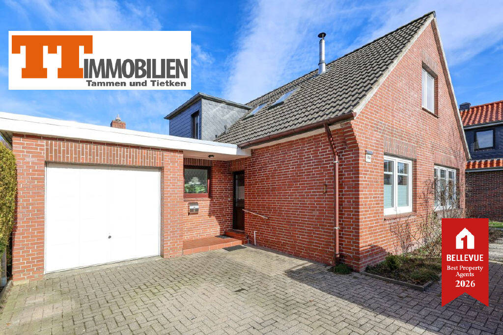 Thumbnail-TT bietet an: Nordseeidylle in Hooksiel - großzügiges Einfamilienhaus; modernisiert, mit Garage und traumhaftem Garten!