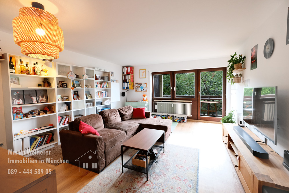 Blick ins Wohnzimmer