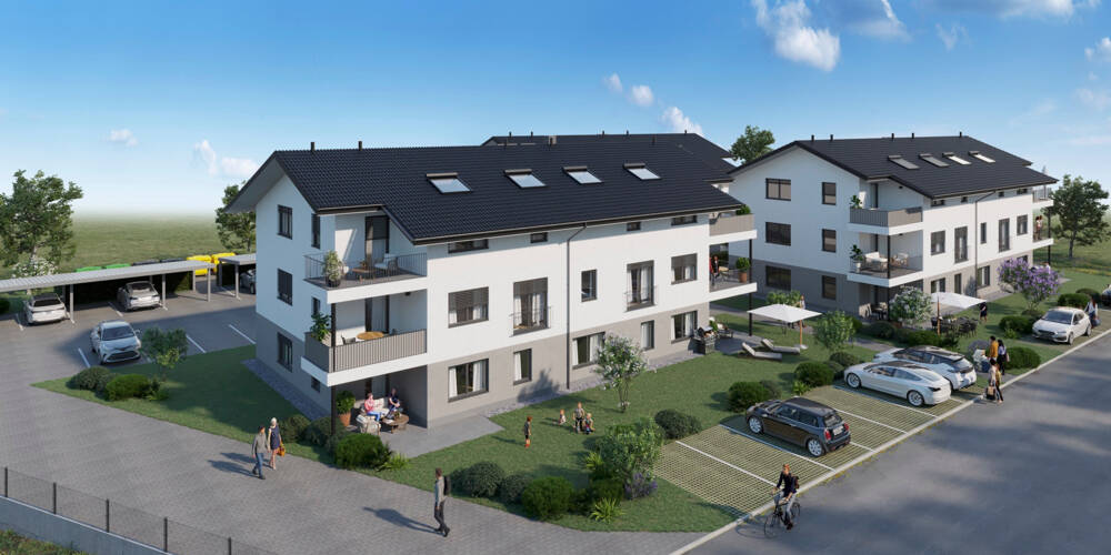 Thumbnail-NEUBAU - Eigentumswohnungen in Untersiemau! Moderne Wohnungen im Dachgeschoss mit Balkon und Parkplatzmöglichkeit!