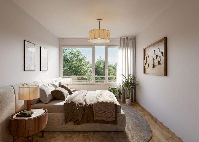 Thumbnail-Moderne 2-Zimmer-Neubauwohnung mit Balkon in bester Lage