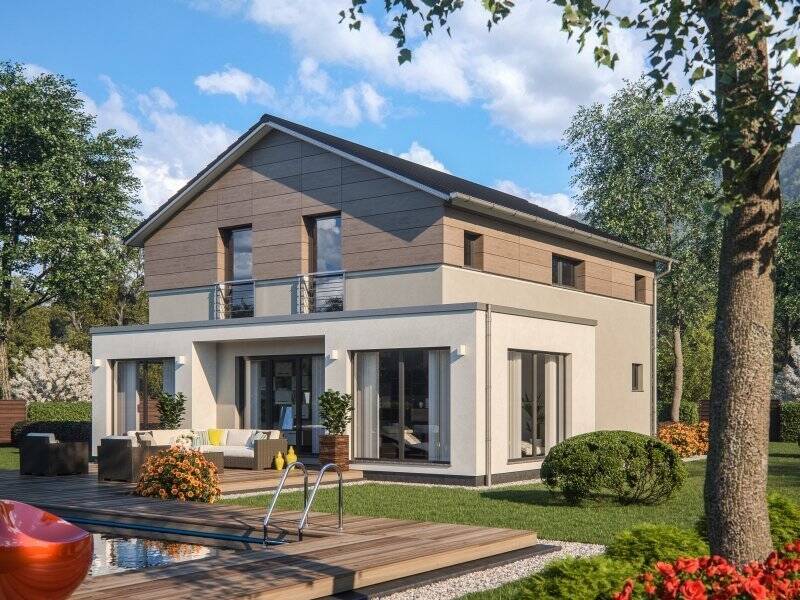 Thumbnail-Bezugsfertiges, attraktives EFH Life 148, wie Abb., incl. Grundstück zzgl. NK