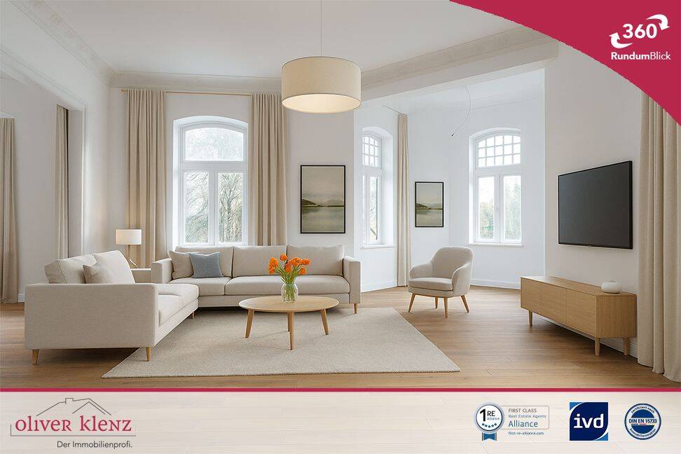 Thumbnail-Ein Stück Geschichte im modernen Gewand - kernsanierte Eigentumswohnung im Jugendstilhaus.