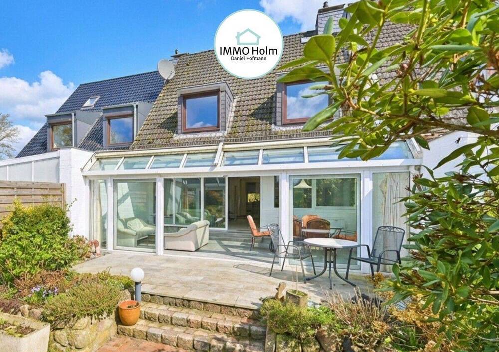Thumbnail-Großzügiges Reihenmittelhaus mit schönem Wintergarten in Holm!