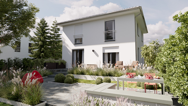 Fl124 - Gartenansicht