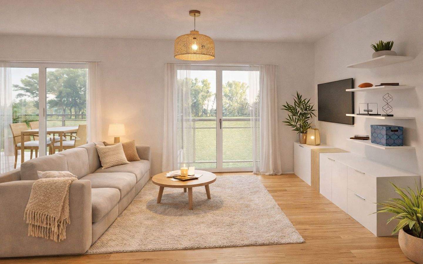 Thumbnail-3-Zimmer-Neubauwohnung mit Aufzug und Balkon