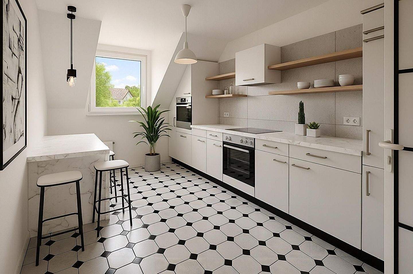 Thumbnail-3-Zimmer-Wohnung in Maikammer - renoviert, bezugsfrei und hervorragend vermietbar