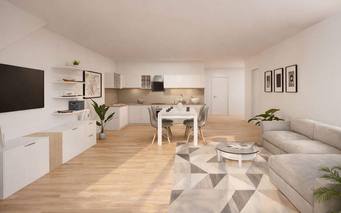 Thumbnail-Großzügige 2-Zimmer-Neubauwohnung mit Aufzug