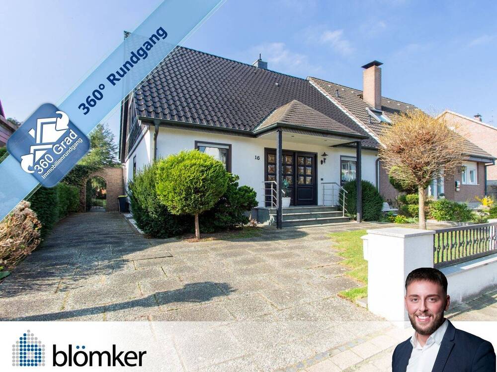 Thumbnail-Blömker! Modernes Fertighaus! Einfamilienhaus mit 143 qm und traumhaften Garten in GLA-Rosenhügel!