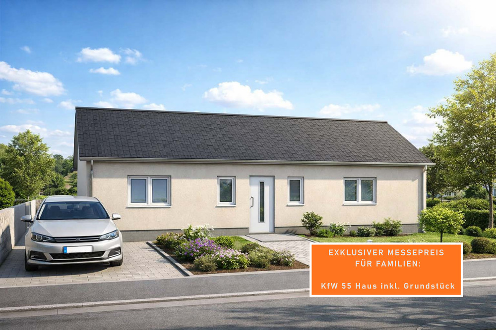 Thumbnail-KfW 55 Standard, Preis inkl. Grundstück! - Einfamilienhaus mit großem Grundstück in Taubenheim