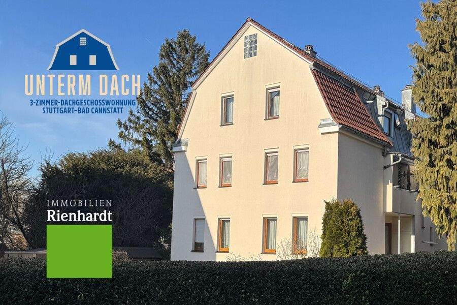 Thumbnail-Gepflegte 3-Zimmer-Dachgeschosswohnung in Stuttgart-Bad Cannstatt