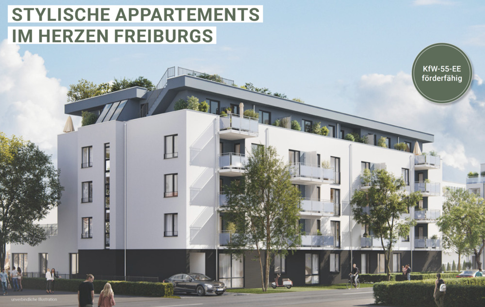 Thumbnail-Exklusive 2 Zimmer Wohnung in Top-Lage von Freiburg !