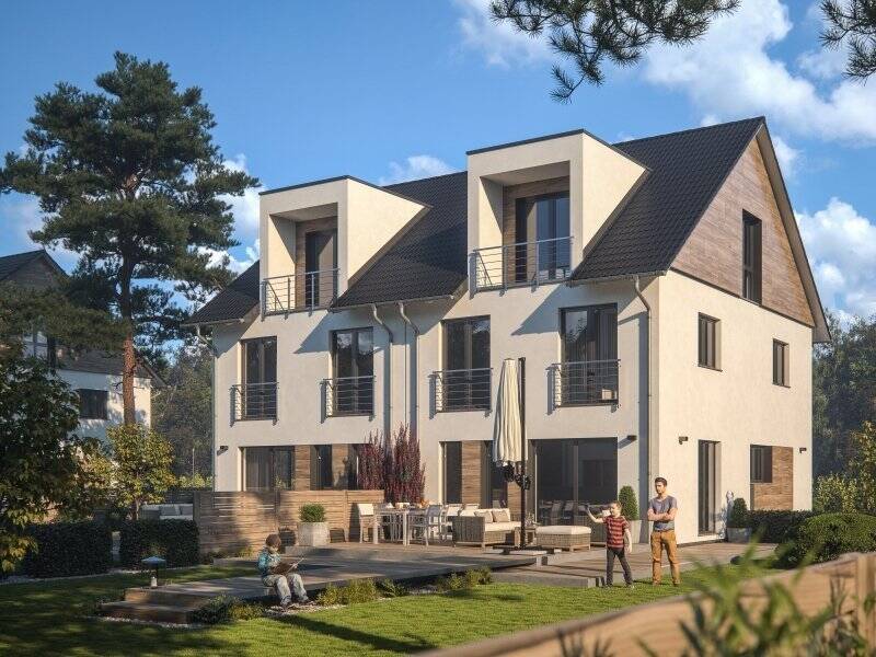 Thumbnail-Bezugsfertige, attraktive DHH Salerno, wie Abb., incl. Grundstück zzgl. NK