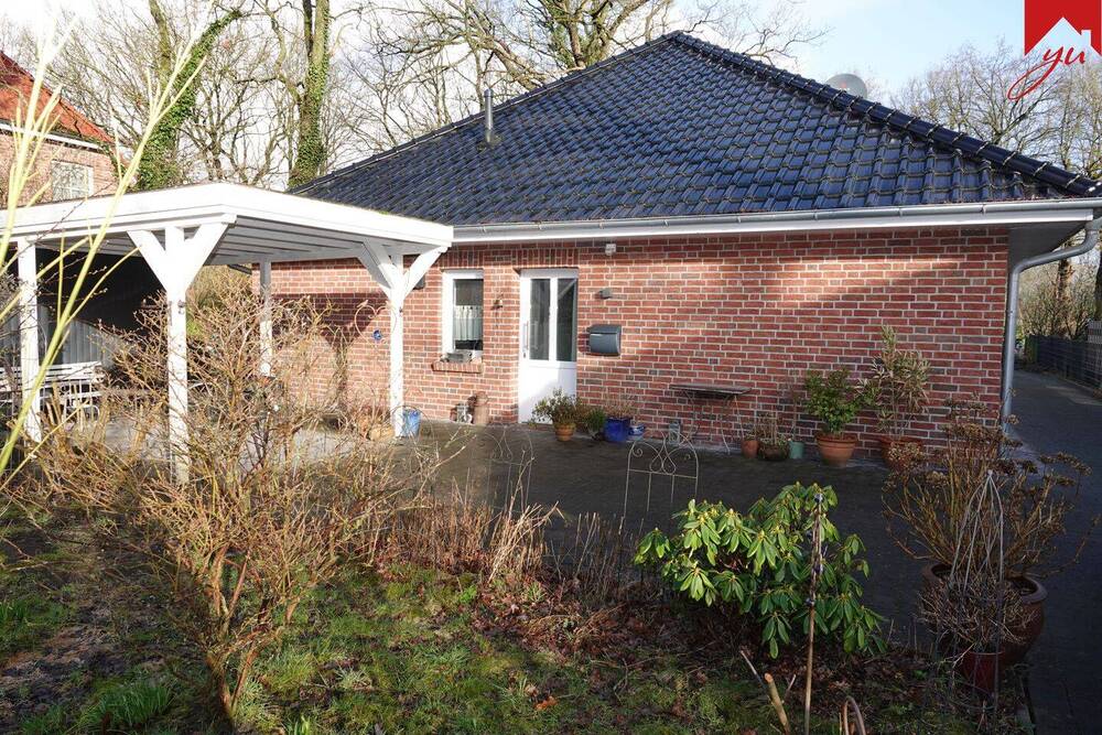 Thumbnail-Wohnen im Grünen: Bungalowhälfte zur Miete in ruhiger Lage von Aurich - Egels!