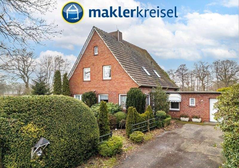 Thumbnail-Wittmund: gepflegtes Einfamilienhaus mit Garage in herrlicher Alleinlage am Rande von Leerhafe!
