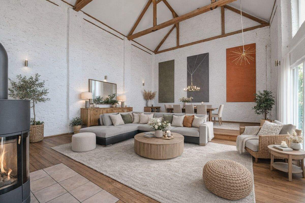 Thumbnail-Landleben deluxe Kernsaniert 274m² Wohnfläche + Scheune + Bürogebäude + vielseitige Nutzung