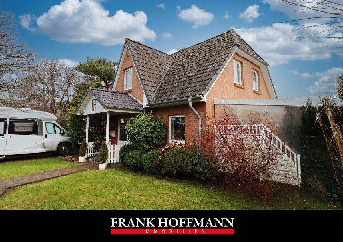 Thumbnail-Fischersiedlung! Schönes Einfamilienhaus mit Kamin, Carport und zwei überdachten Terrassen in Husum