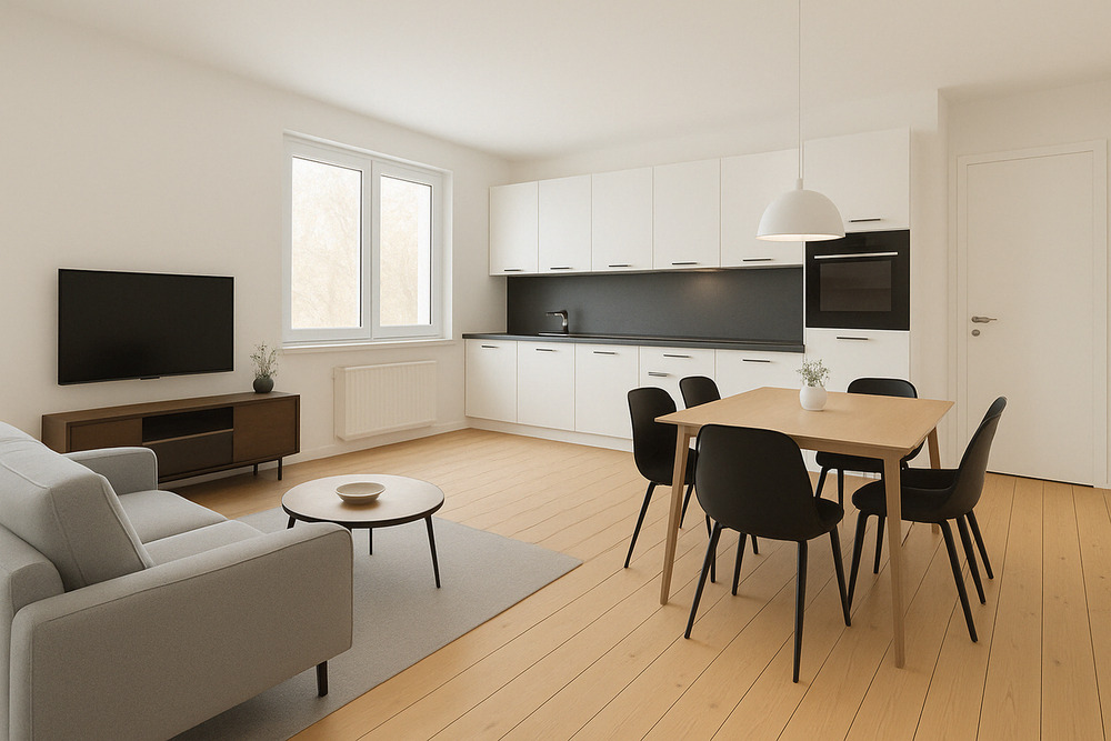 Thumbnail-ERSTBEZUG: Hochwertig sanierte 3-Zimmerwohnung in ruhiger Lage nahe Berger Straße mit Einbauküche