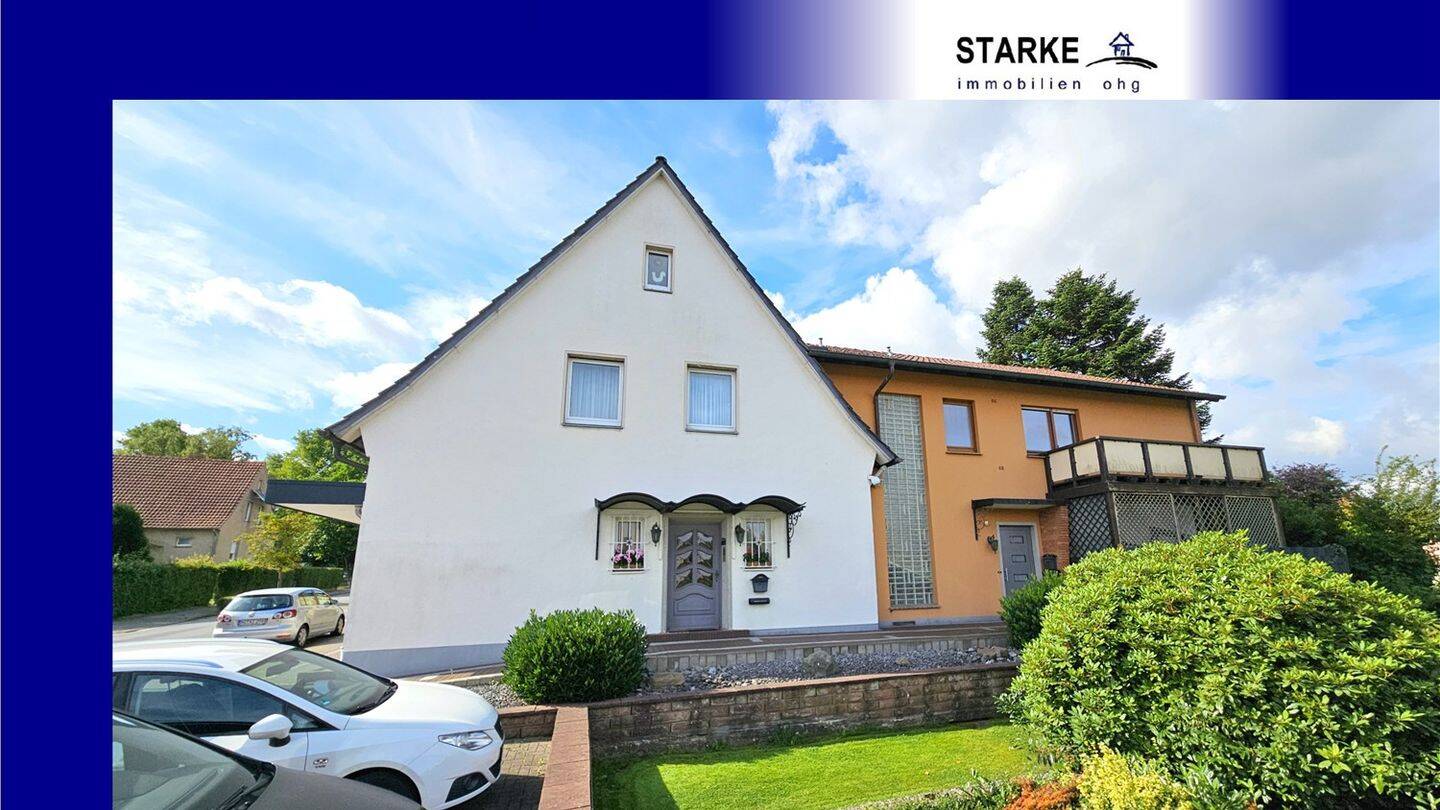 Thumbnail-Großes Zweifamilienhaus + Gewerbe in Löhne-Gohfeld