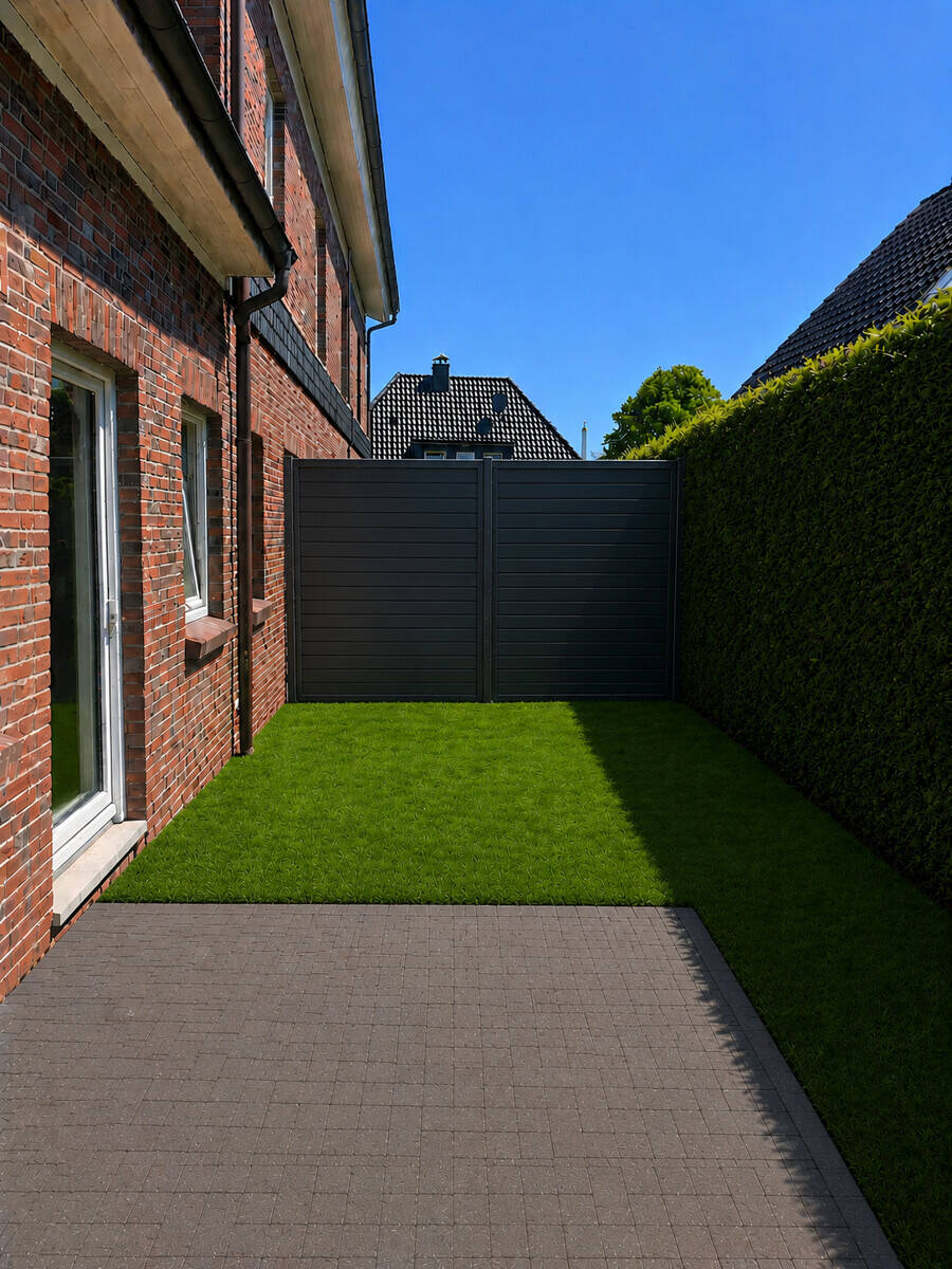 Thumbnail-Moderne 3-Zimmer-EG-Wohnung mit 20m² XXL-Terrasse, Fußbodenheizung & Carport Kernsaniert