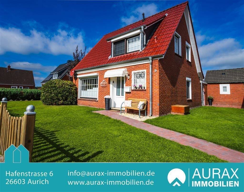 Thumbnail-Renoviertes Einfamilienhaus nahe den Ostfriesischen Inseln - Wintergarten, Carport & großer Garten