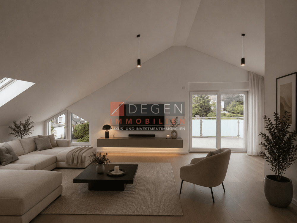 Thumbnail-Erstbezug im Dachgeschoss (2.OG): 4-Zimmer-Wohnung mit Balkon in Huckarde.