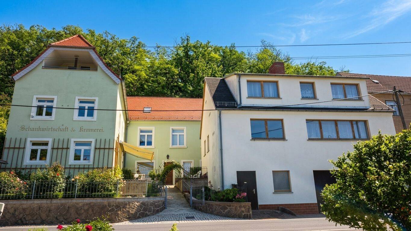 Thumbnail-Idyllisches Zweifamilienhaus an der Sächsischen Weinstraße!