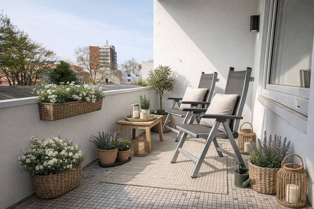 Thumbnail-Renovierungsbedürftige 2-Zimmer-Etagenwohnung mit Balkon und Garagenstellplatz