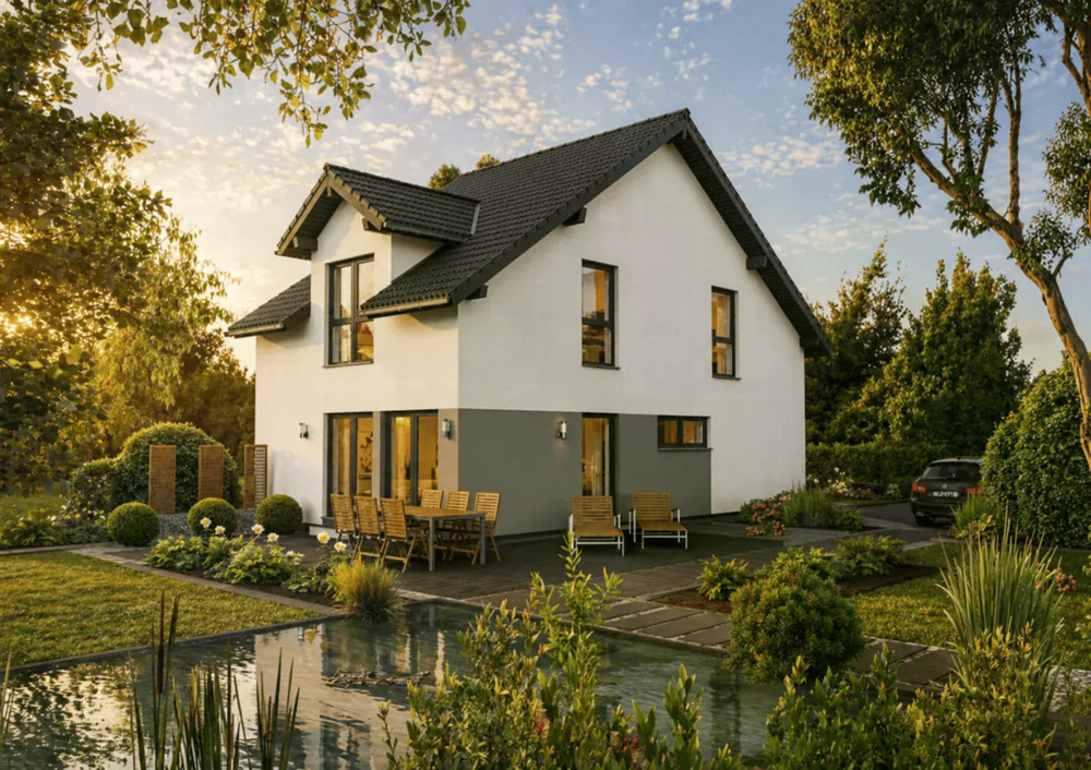 Thumbnail-Traumhafte Neubau-Doppelhaushälfte in begehrter Ortsrandlage von Göppingen-Holzheim – Modernes FingerHaus mit herrlicher Aussicht