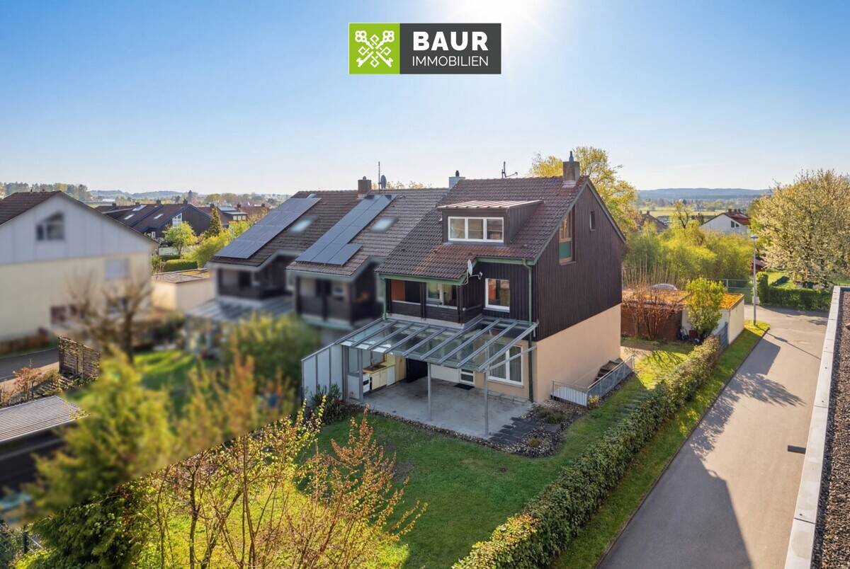 Thumbnail-360° | Großzügiges Reihenendhaus mit weitläufigem Garten und Garage in Friedrichshafen-Waggershausen