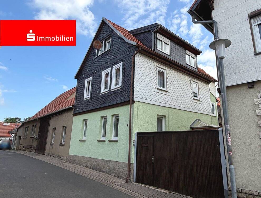 Thumbnail-Reihenendhaus mit Garage, Scheune und großem Hof -vielseitig nutzbare Immobilie ohne Käuferprovision