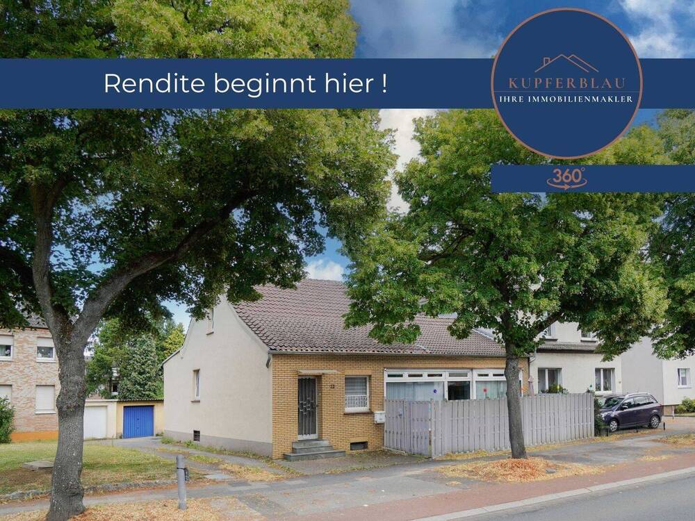 Thumbnail-Baugrundstück mit Entwicklungspotenzial in guter Lage - Aktuelle Mieteinnahmen - Faktor 19