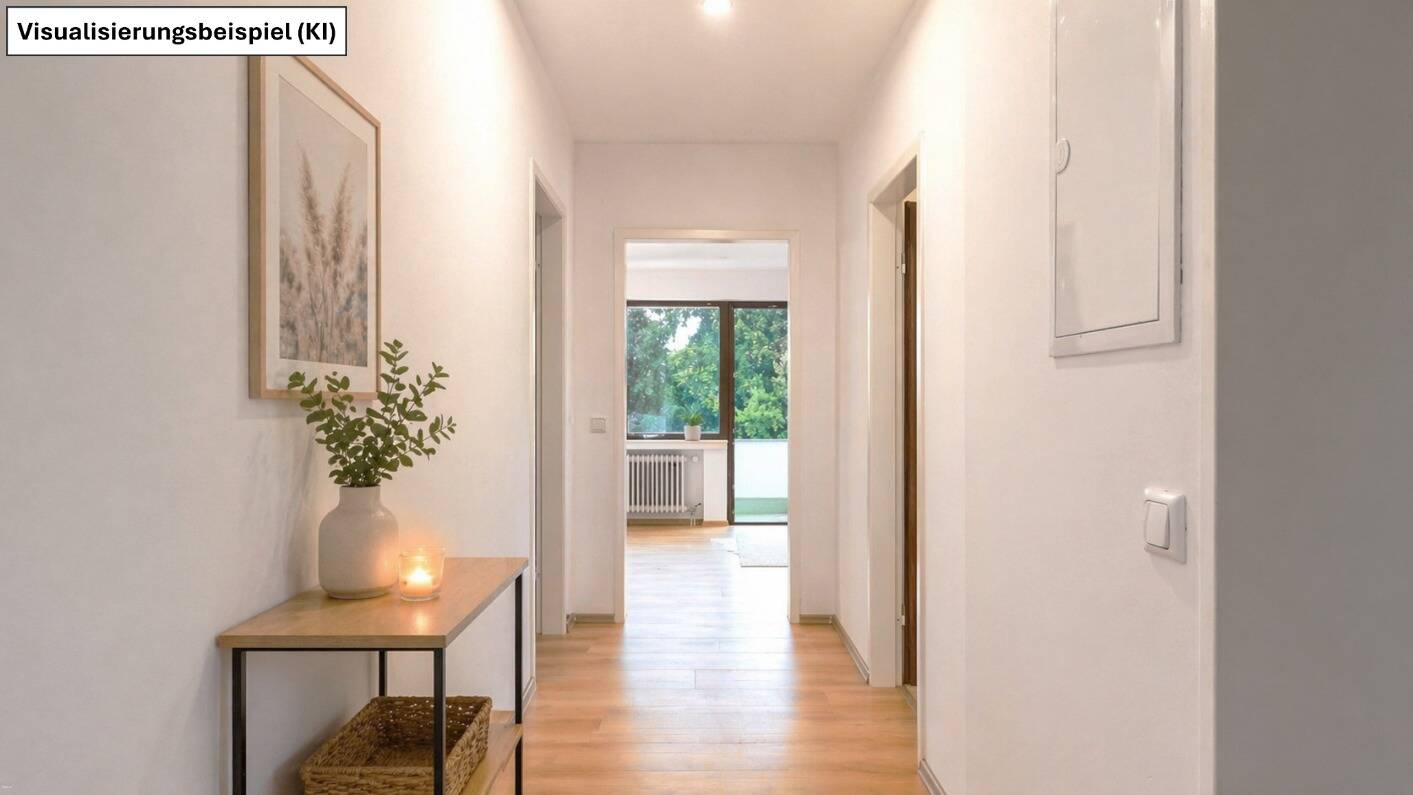 Thumbnail-Modernes Wohnen über den Dächern von Minden - Kernsanierte 2-Zimmer-Dachgeschosswohnung mit Balkon und Stil