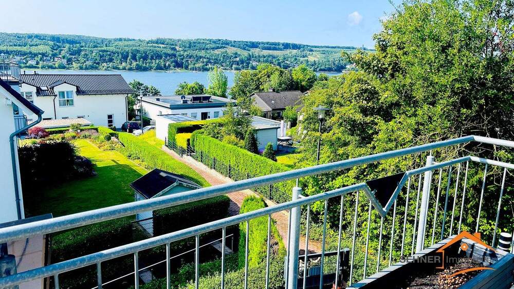 Blick vom Balkon