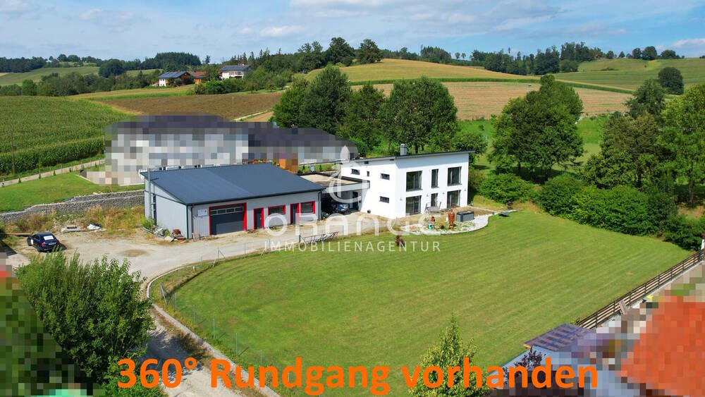 Thumbnail-426 m² WNF - Modernes & neuwertiges (Massiv-) Traumhaus inkl. Gewerbehalle, Büro & großem Garten!!