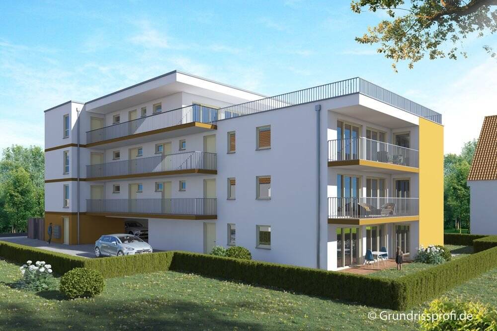 Thumbnail-Neubauprojekt in Süßen! Tolle 4-Zimmer- EG-Wohnung mit Terrasse und Gartenanteil, Aufzug, KfW55 !