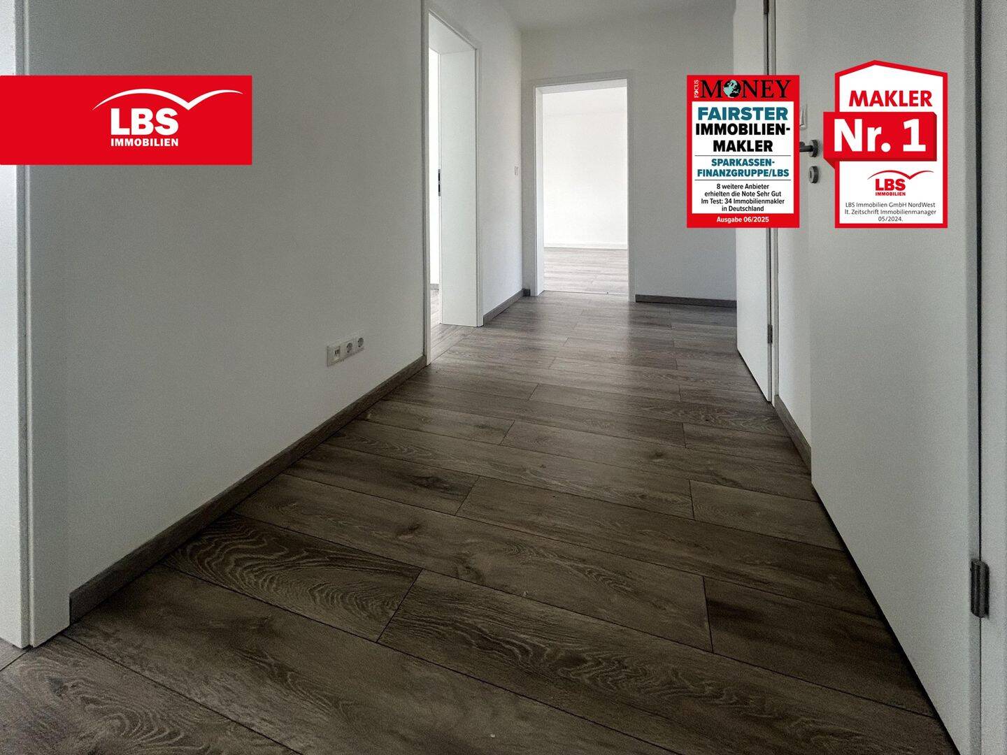 Thumbnail-Modernisierte 4-Zimmer-Wohnung mit Garage und Balkon in Minden